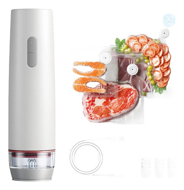 Wireless USB Mini Handheld Portable Rechargeable Food Vacuum Sealer Vacuum Packaging Sealer Pump