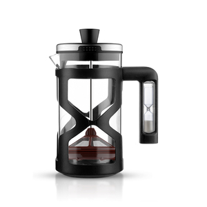 Tùy Chỉnh Ngoài Trời Di Động Cắm Trại Cao Thủy Tinh Borosilicate Pháp Cà Phê Báo Chí Maker Tay Brewer Với Bộ Đếm Thời Gian - Product Image 1
