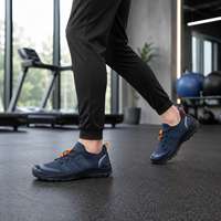 Chaussures d'extérieur minimalistes pour hommes, à bout large, pour la mise en terre, la randonnée, la gym, le travail et l'entraînement, à talon plat