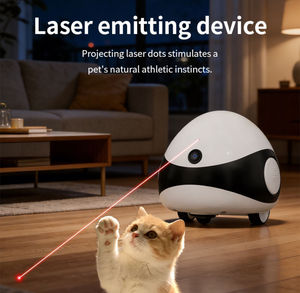Cámara de Videollamadas Bidireccional con Monitoreo Remoto, Recarga Automática, Robot Inteligente Interactivo para Mascotas, Gatitos y Compañía en Interiores - Product Image 3