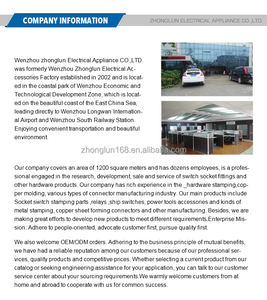 الاتحاد الأوروبي الفرنسية شريط الطاقة 2 مآخذ الملحقات الكهربائية مكيف معدني مخصص النحاس ختم أجزاء - Product Image 6