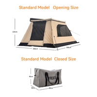 ADA OVERLAND 270 Auvent Mural pour Voiture, Tente de Camping Extérieure Grande Capacité 5 Personnes pour SUV 4x4, Robuste et Imperméable, Annexe de Camping