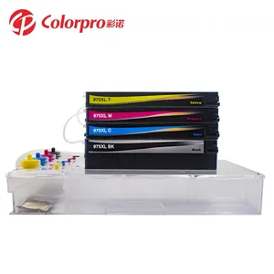 975 XL CISS Colorpro 墨盒适用于 PageWide 托管 P55250dw P57750dw 打印机 975XL ciss