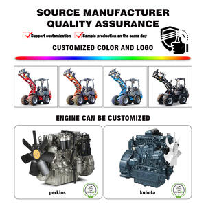 Europäischer Radlader-Hersteller CE EPA Dieselmotor Mini-Kompaktlader 4WD Traktor Frontlader kleiner Kompakt-Raupenlader - Product Image 4