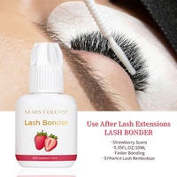 Colle pour extensions de cils STARSCOLORS 0.3 à séchage rapide, imperméable, extra forte, noire, 5 ml, colle pour cils, tenue 6-8 semaines