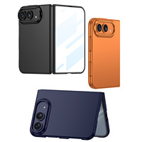 Étui de téléphone luxueux avec protection d'écran pour iPhone Duo pliable