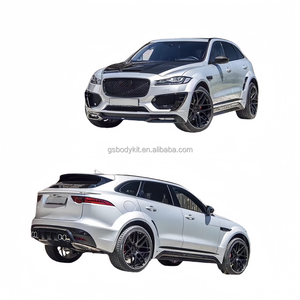 2015-2020 para <span class=keywords><strong>Jaguar</strong></span> Kit de carrocería de fibra de carbono estilo LUMA guardabarros anchos difusor delantero faldones laterales alerón trasero parachoques de coche todo - Product Image 1