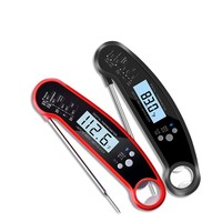 Termometer Digital untuk Memanggang dan BBQ di Luar Ruangan, Termometer Makanan Bacaan Instan, Probe Makanan untuk Memasak, Termometer Daging untuk Dapur