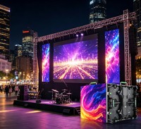 Écrans LED d'intérieur TOPvision P2.604 P2.976 P3.91 à montage rapide pour stands d'exposition et toiles de fond de salons professionnels