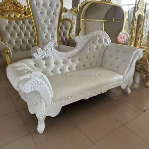 Sofá de dos plazas dorado para bodas, ideal para la novia, de la marca SMOOTH Factory Supply, para hoteles y salones de banquetes. - Product Image 4