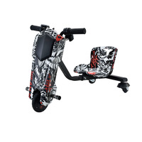 MINI KD08 Rockbaby Go Kart Eléctrico para Niños, Motor de 4 Tiempos y 200W, Velocidad de 20KM/H, Capacidad de Carga de 80KG, Transmisión por Correa, Sólido
