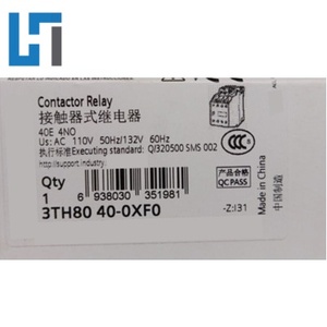 โมดูลรีเลย์กลางแบบใหม่ รุ่น 3TH8040-0XF0 ตัวควบคุมการเขียนโปรแกรม PLC 3TH80400XF0 มีสินค้าในสต็อก - Product Image 1