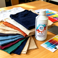 Encre DTG blanche CMYK pour impression textile directe sur vêtements pour têtes d'impression EPSON I3200A1 DX5 DX7 XP600 4720 Coton Polyester