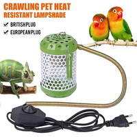 Lampe chauffante en céramique pour oiseaux, lampe de conservation de la chaleur pour perroquets, canaris, oiseaux, équipement de chauffage et d'hiver