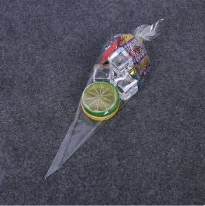 Sacs en plastique triangulaires transparents, pour <span class=keywords><strong>bonbons</strong></span> en forme de cône, emballage de merengue, sacs de cuisson à ouverture plate, prix pour 100 pièces. - Product Image 5