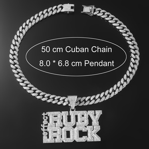 Nuevo Collar con Colgante de Letras de Aleación Creativo y Moderno 2026, Estilo Hiphop, Collares para Hombre, Joyería de Moda al por Mayor - Product Image 4