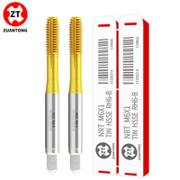 ZUANTONG HSSE-M42 JIS Standard rouleau enduit d'étain formant le robinet M3-M12 les tarauds de vis de Machine pour l'acier inoxydable