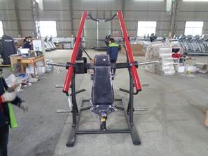 Máquina de gimnasio comercial de doble función para press de pecho isolateral y polea lateral con carga de placas, logotipo personalizado OEM - Product Image 3