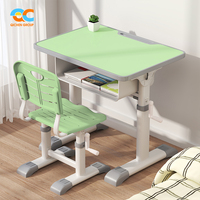 Ensemble table et chaise ergonomiques pour lycéens, design moderne pour petits espaces, mobilier de classe, hauteur réglable, OEM