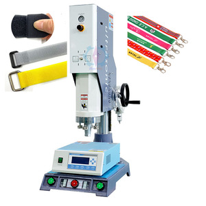15K 20K Ribbon Lanyard Ultrasonic Welding Sewing Machine For Nylon Polyester Pass Card Holders Ultrasonic Lanyard Buckle Welder - Product Image 1