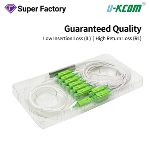 <span class=keywords><strong>Prix</strong></span> usine 1x8 1x16 1x32 Mini Splitter PLC en tube d'acier SC APC pour réseau FTTX FTTH PON UKCOM/OEM - Product Image 5