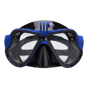Máscara de <span class=keywords><strong>buceo</strong></span> con Logo, gafas transparentes y flexibles, montura <span class=keywords><strong>Gopro</strong></span> - Product Image 1