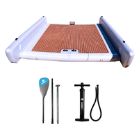 5M Ponton Gonflable Bateau De Pêche Tubes Remorquables Camping En Plein Air Tente Plate-Forme De Bain 6 Personne