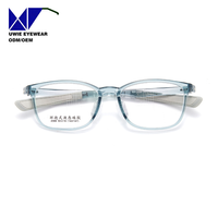 SIZE 50-16-142 Monture de lunettes de sport décontractée pour enfants, ultra-légère, en TR + silicone liquide, antidérapante