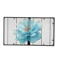Écran LED transparent personnalisable BOE pour vitrine de magasin, affichage numérique sur verre, 1080P HDR, lisible en plein soleil