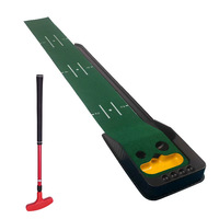 Tapis de golf d'intérieur personnalisé, tapis de putting portable, tapis d'entraînement antidérapant et durable pour la maison/le bureau/les voyages