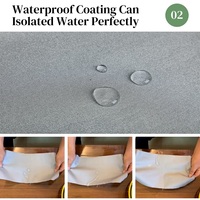 Resistente al Calor 230 ° Tela de Algodón Recubierta de Aluminio para Tapetes de Cocina