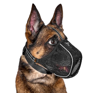 Funda para bozal de perro, máscara para perro, antilamido y antibocado, bozal ajustable transpirable y que permite beber agua, bozal para perro, bozal para mascotas - Product Image 1