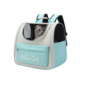 Bolsa Portátil Grande e Leve <span class=keywords><strong>Anti</strong></span>-Risco para Gatos e Cães Pequenos com Bolso, Mochila Moderna e Bonita para Animais de Estimação com Fecho de Zíper - Product Image 1