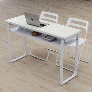 Tables <span class=keywords><strong>de</strong></span> formation métalliques à deux places, longues tables <span class=keywords><strong>de</strong></span> salle <span class=keywords><strong>de</strong></span> conférence pour les établissements d'enseignement, les centres <span class=keywords><strong>de</strong></span> tutorat - Product Image 2