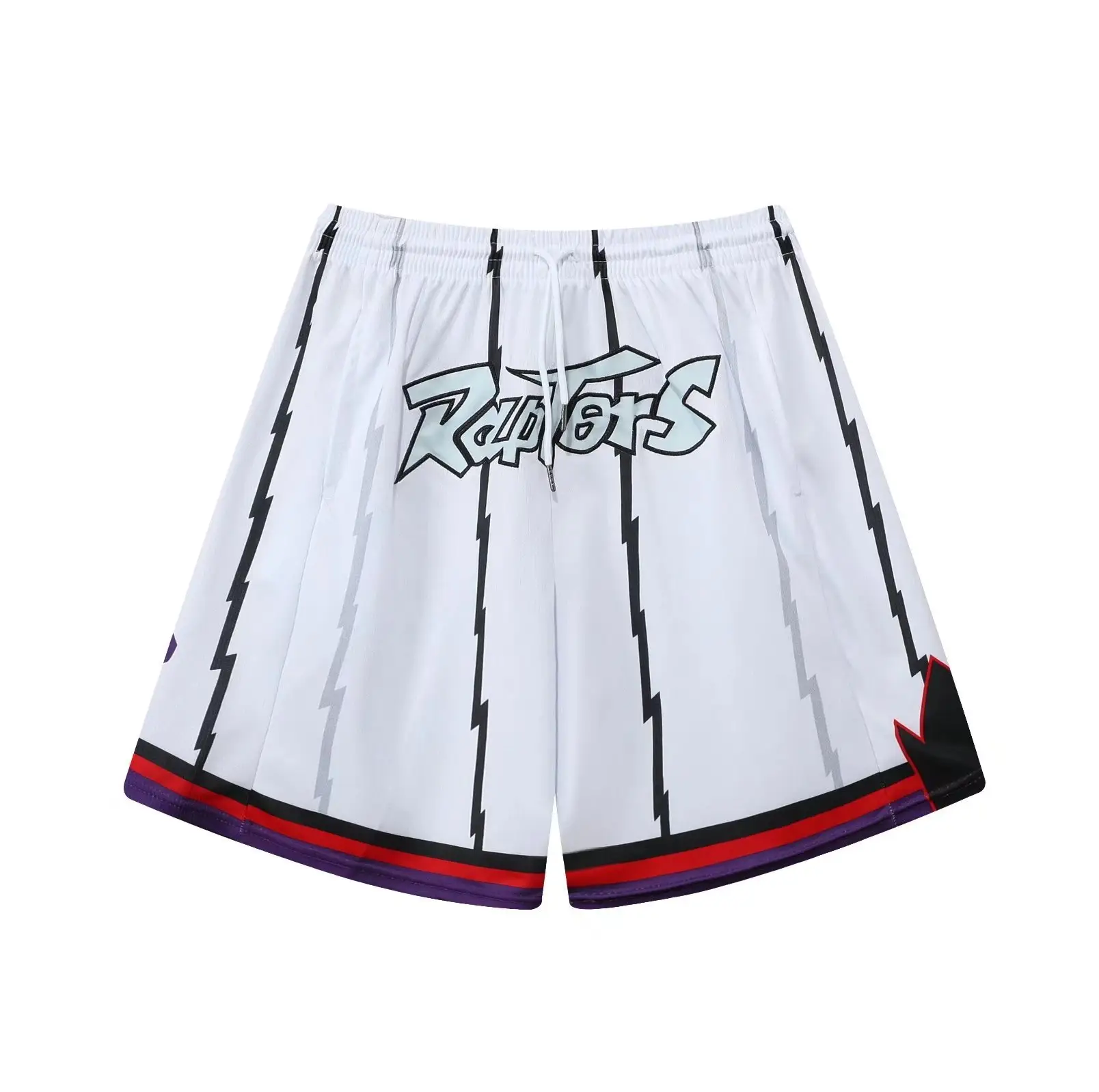 Hochwertige NBAS bestickte atmungsaktive Mesh Quick Dry Basketball Shorts nur Sport hose Miami Don