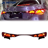 Feu arrière HETOP W206 2021-2025 Classe C, clignotant LED amélioré, feu de recul, accessoires de feux arrière les plus récents, modifiés pour Mercedes-Benz