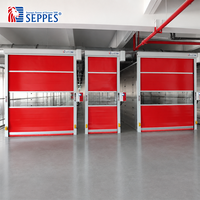 Pintu Gulung PVC Kedap Udara Kecepatan Tinggi untuk Ruang Bersih Elektronik SMT Anti Debu Rapid Shutter