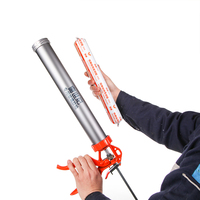 Pistolet à silicone manuel en alliage SIWAY pour usage industriel et bricolage, pour la distribution d'adhésifs et de calfeutrage