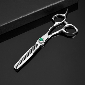 Professional Stainless Steel Dog Grooming Scissors Japanese 440C Curved <b>Thinning</b> Chunker Set <b>Mirror</b> Polished Finish Convenient - Product Image 4