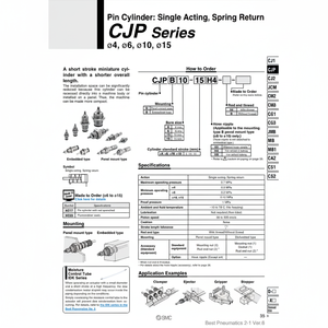 CJPS4-10-B รุ่นกระบอกสูบนิวเมติกส์ SMC - Product Image 1
