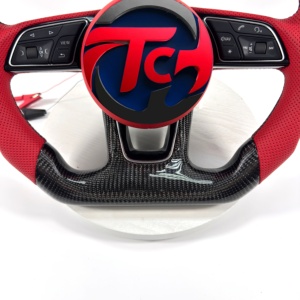 Volant Audi sur mesure haut de gamme pour R8 TT <span class=keywords><strong>S3</strong></span> 8Y 8P 8V RS3 A3 B9, directement de l'usine - Product Image 2