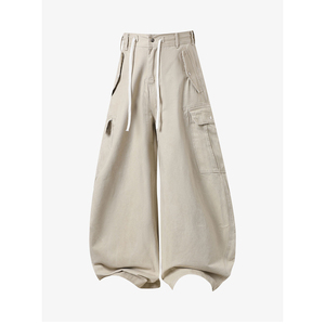 <span class=keywords><strong>Pantaloni</strong></span> Cargo a <span class=keywords><strong>Palloncino</strong></span> Personalizzati OEM/ODM, Vestibilità Ampia, Vita Alta con Coulisse, Stile Streetwear per Hip Hop, Skateboard e Outfit Quotidiani - Product Image 1