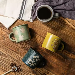 Wholesale Custom Porcelain Travel Mugs High Quality Big Capacity Dishwasher Microwave Safe <b>Reusable</b> Food Safe Certified Cartoon - Product Image 1