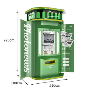 Prenez une photo d'un journal avec une machine photo-journalière en libre-service dans une zone touristique et culturelle - Product Image 4