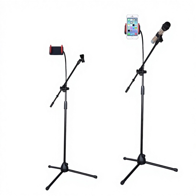 LKT-805 Professional Tripod Microphone Stand Phone Stand for Microphone Stand