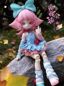 Muñeca articulada BJD auténtica Mogo <span class=keywords><strong>Bloom</strong></span> Mushroom Spirit en caja sorpresa con cuerpo intercambiable, adorable muñeca de juguete de <span class=keywords><strong>anime</strong></span> y dibujos animados - Product Image 5