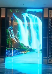 Custom Creative Ultra Thin Curved Adhesive Transparent Led Film Full Color <b>Screen</b> Transparent Led Film - Product Image 2