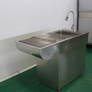 Table de traitement vétérinaire multifonctionnelle pour chiens et chats |   Station de toilettage chirurgicale réglable en acier inoxydable 304 écologique - Product Image 2