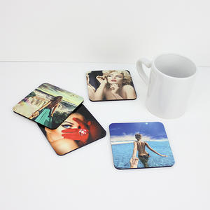Wholesale DIY Custom Printing MDF Wooden <b>Coaster</b> Set Absorbent Table Mat Pad <b>Drink</b> Coffee Tea Cup Sublimation Blank <b>Coaster</b> - Product Image 5