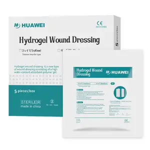 ファクトリーダイレクトサプライHuawei無料サンプルHydrogel Wound Dressing Burn Gel Dressing